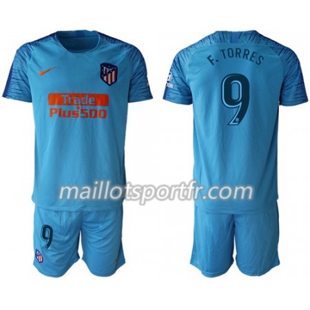 Maillot de Foot Atlético Madrid F.Torres 9 Enfant Extérieur 2018/19